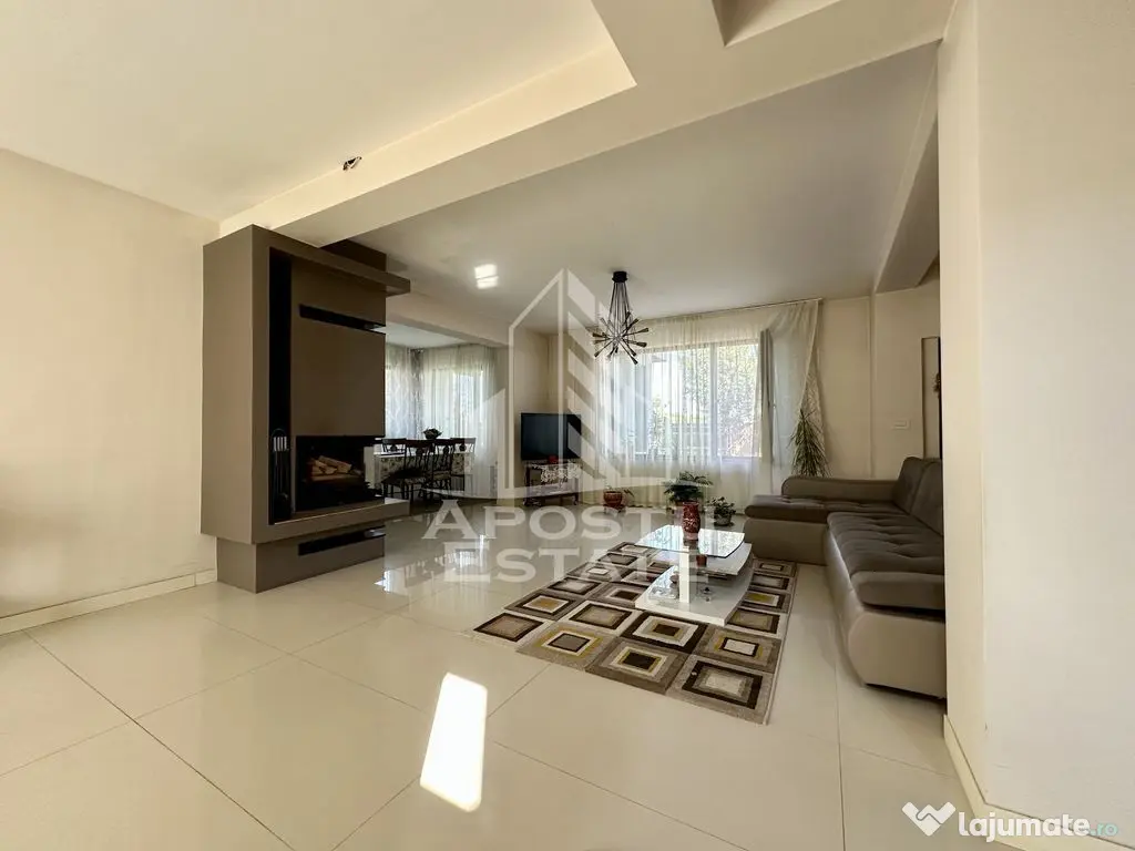 Vila moderna cu 6 camere si 2 garaje, teren 750 mp, Dumbr... 