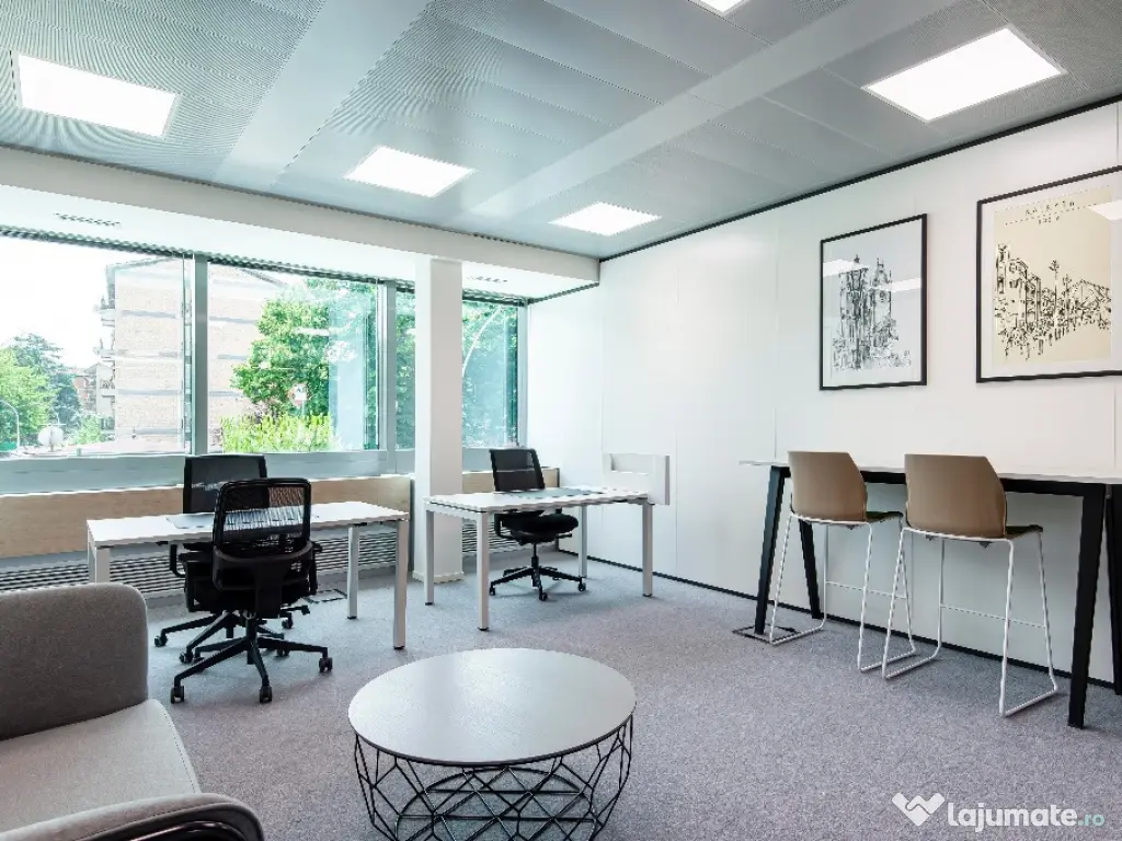 Spațiu de birou privat pentru 3 persoane în Regus Sun Business Centre