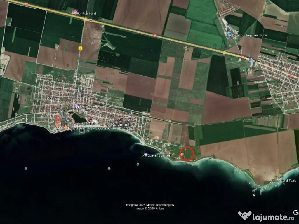 Teren de vanzare in statiunea Costinesti zona Epava