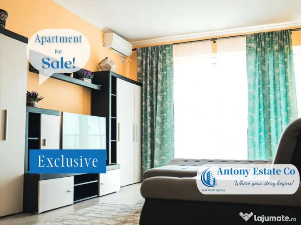 Apartament de inchiriat, 2 camere, decomandat, Prima Onestil