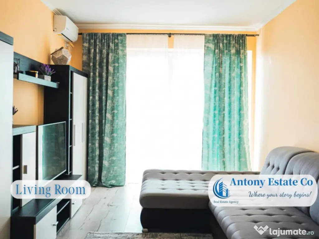 Apartament de inchiriat, 2 camere, decomandat, Prima Onestil 