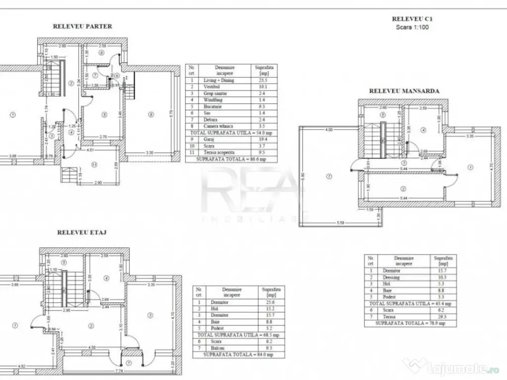 Vilă 7 camere Sălăjan, centrală, an 2020, 281 mp 