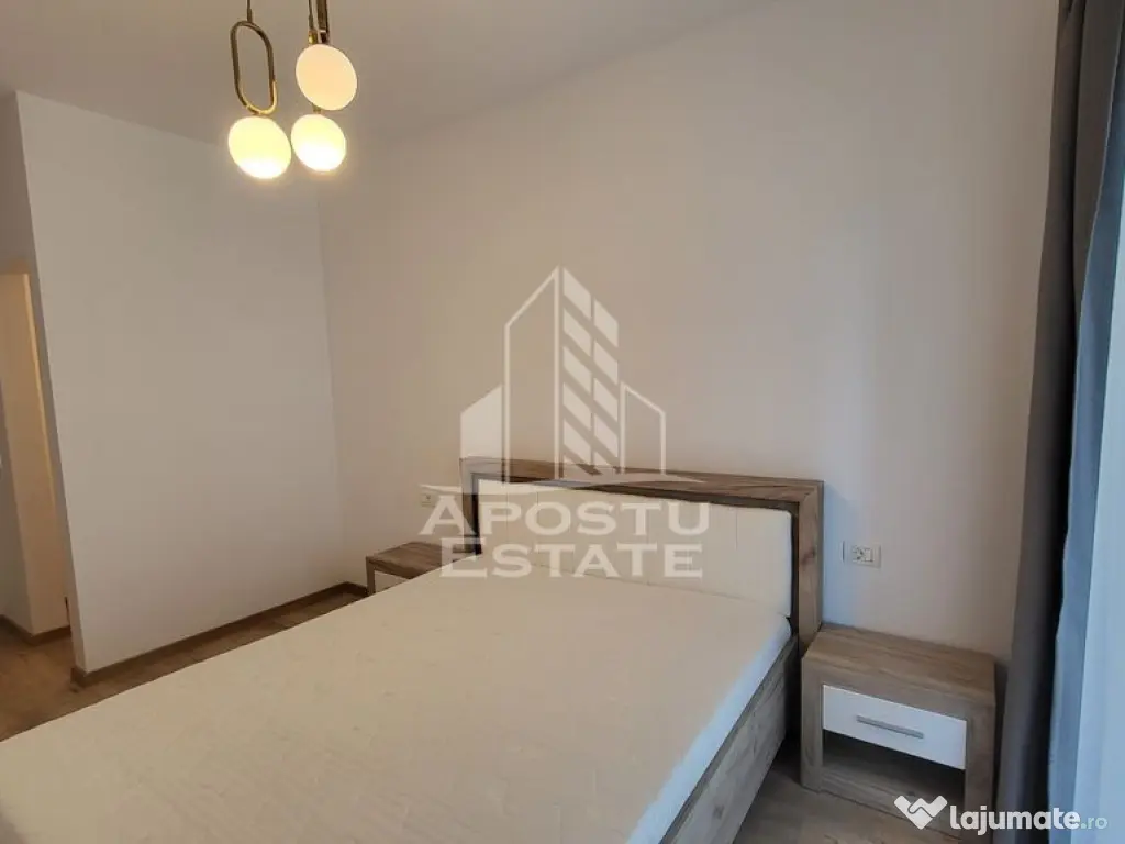 Apartament nou,2 camere si curte de 20 mp,mobilat Toronta...