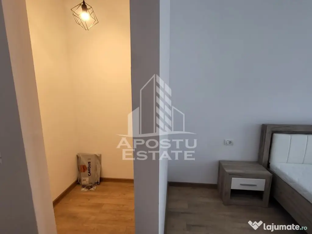 Apartament nou,2 camere si curte de 20 mp,mobilat Toronta...