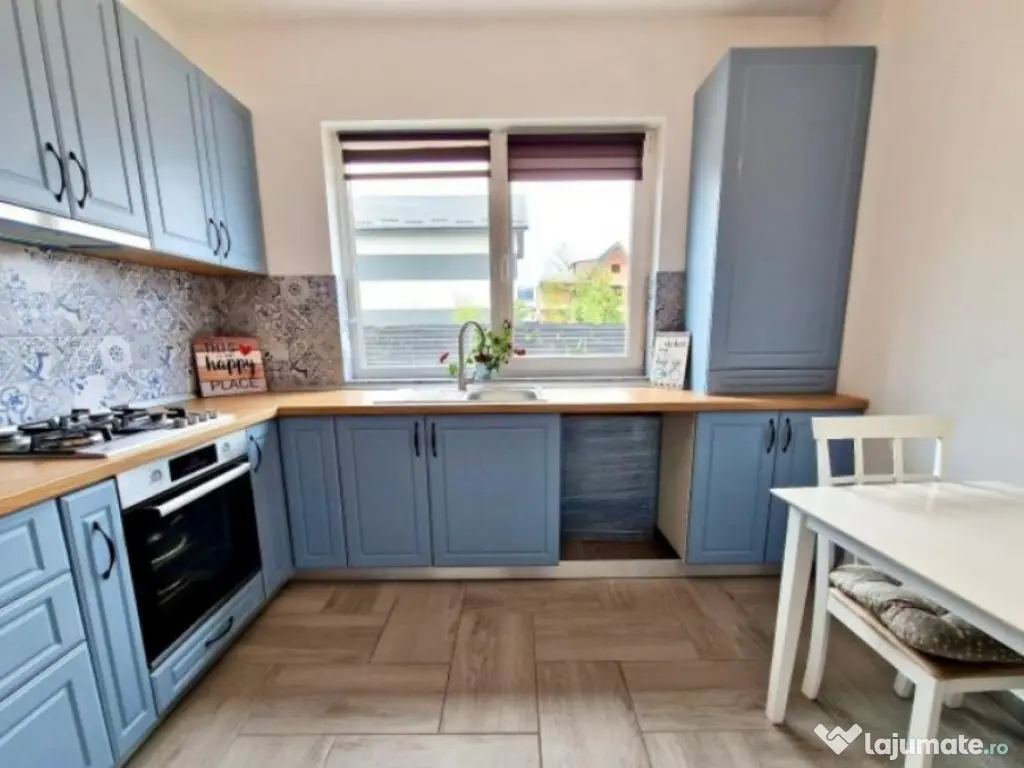 Vanzare casa 3 camere, mobilata si utilata, teren 500 mp