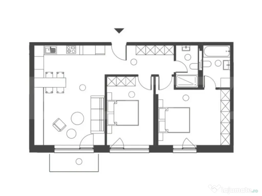 Comision 0 ! Somesului 15, Apartament 3 camere, Semicentral,