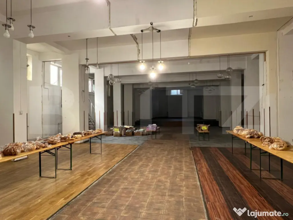 Spațiu generos de închiriat – demisol, 300 mp, Mănășt 