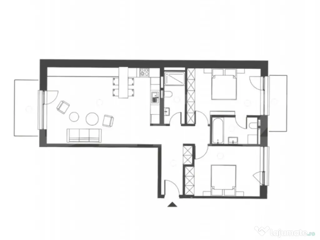 Comision 0 ! Somesului 15 | 3 camere Finisat | Semicentral |