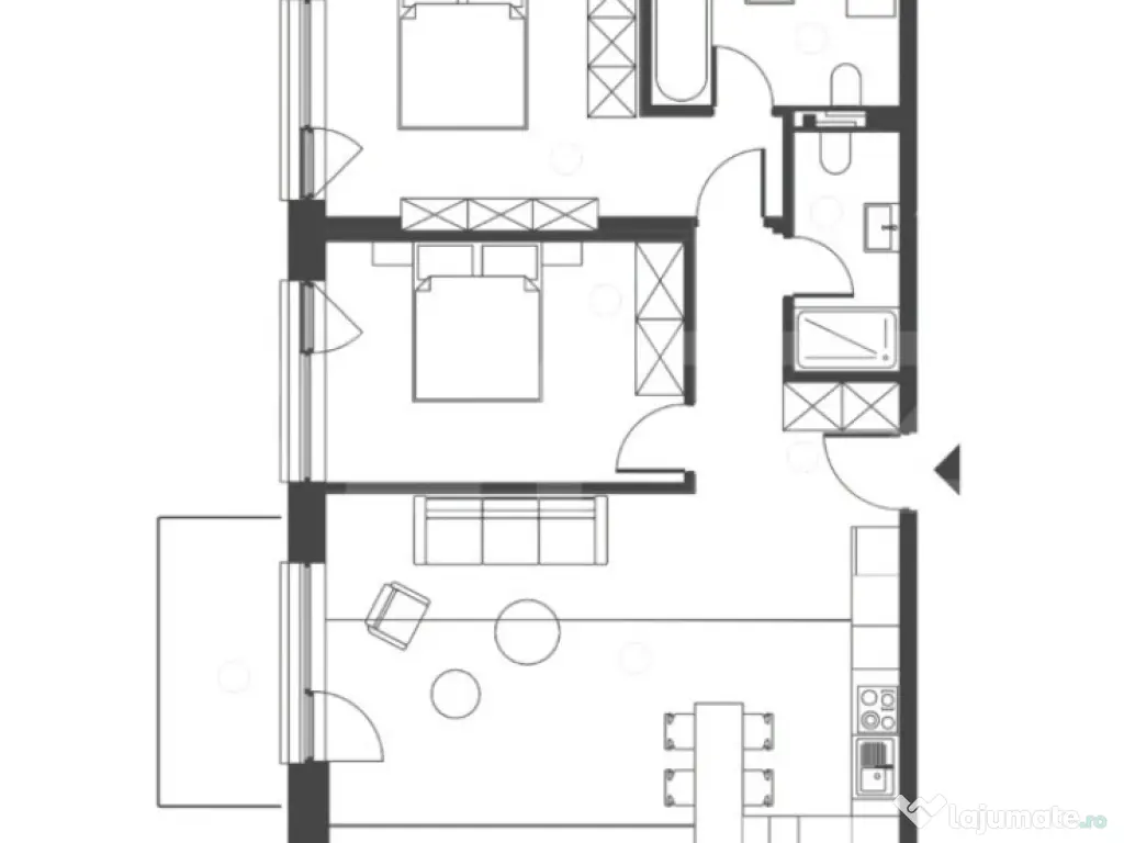 Comision 0 ! Somesului 15 | 3 Camere Finisat | Semicentral |