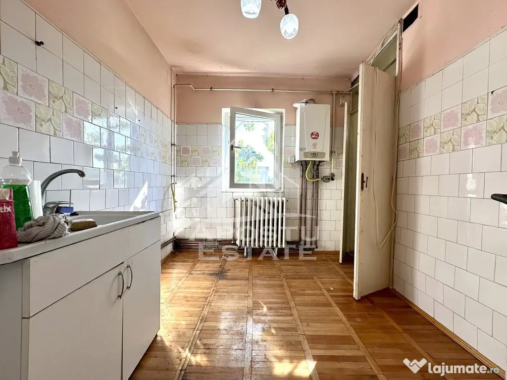 Aparatment 2 camere, centrala proprie, zona Sagului