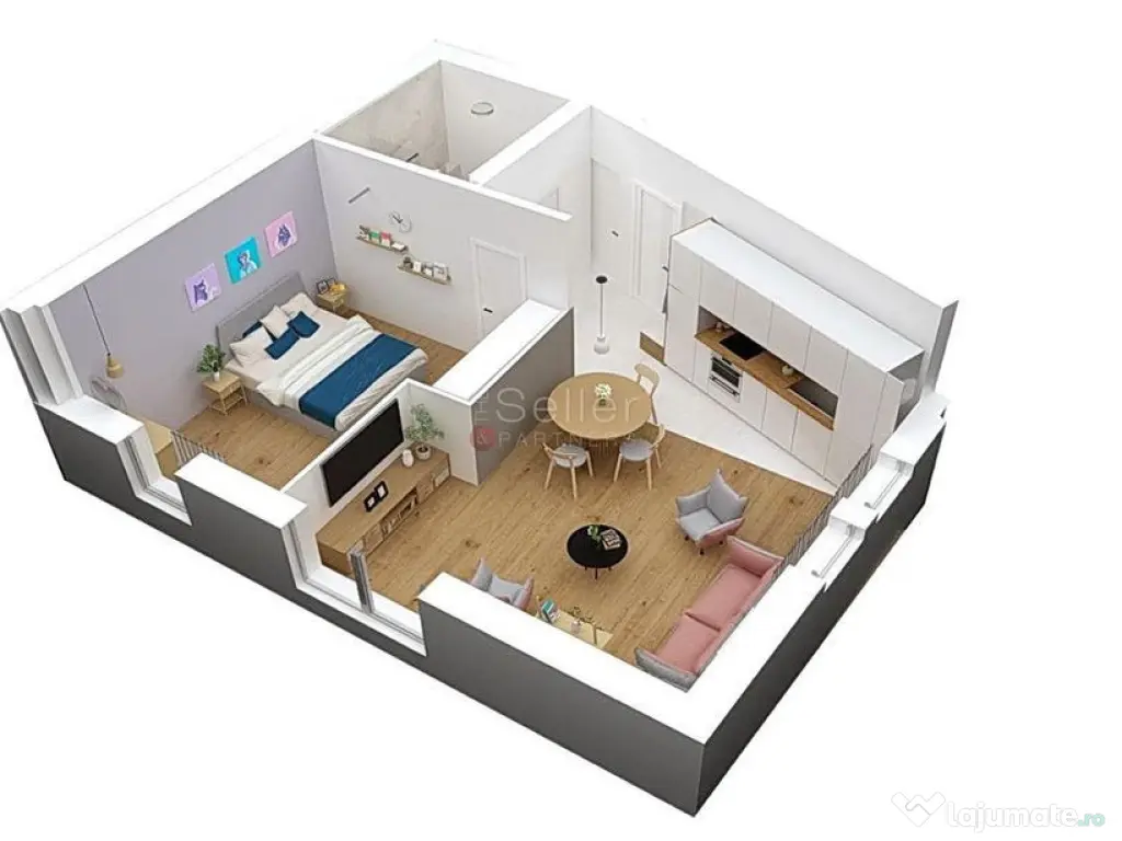 Apartament in Bloc Tip Vila