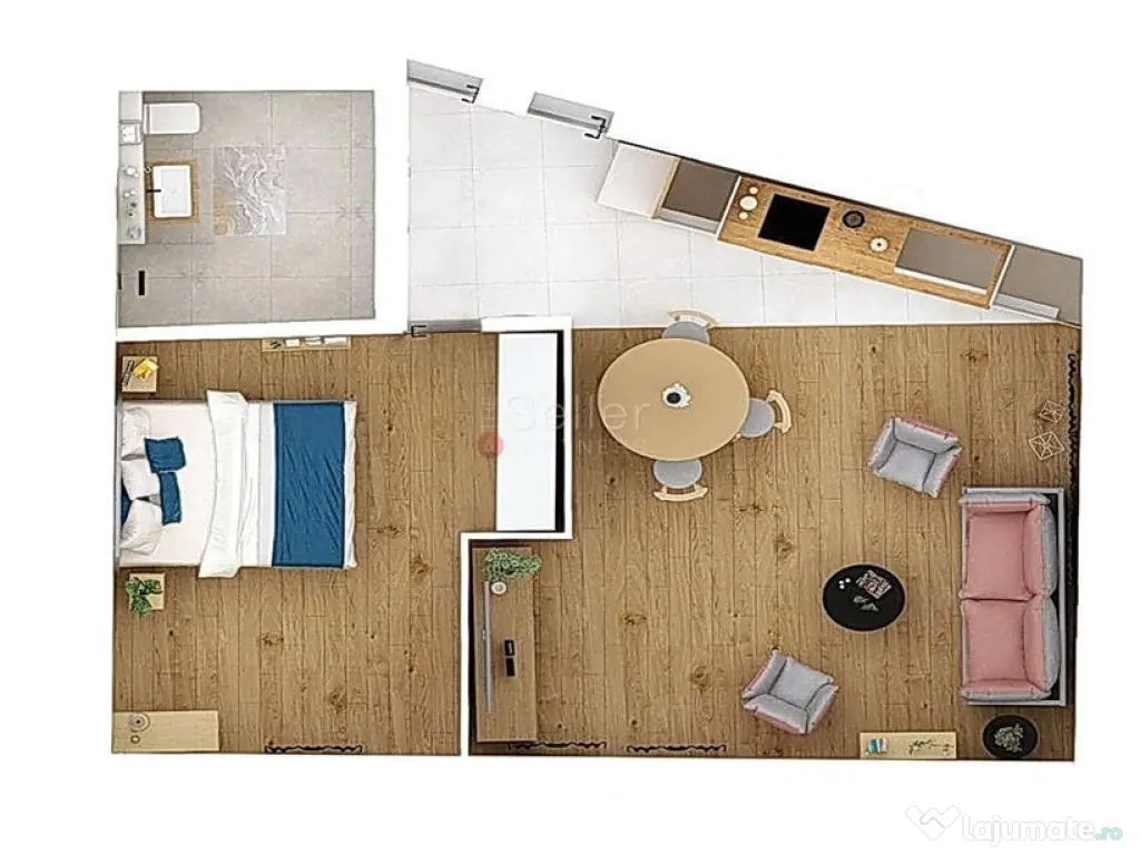 Apartament in Bloc Tip Vila