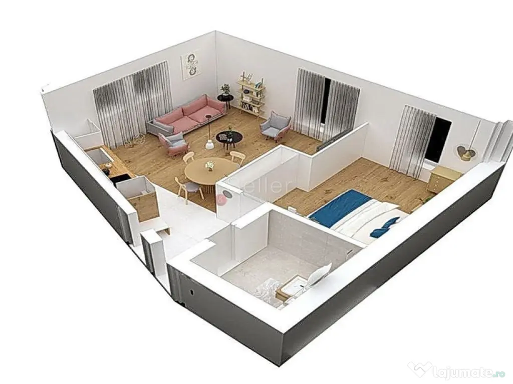 Apartament in Bloc Tip Vila