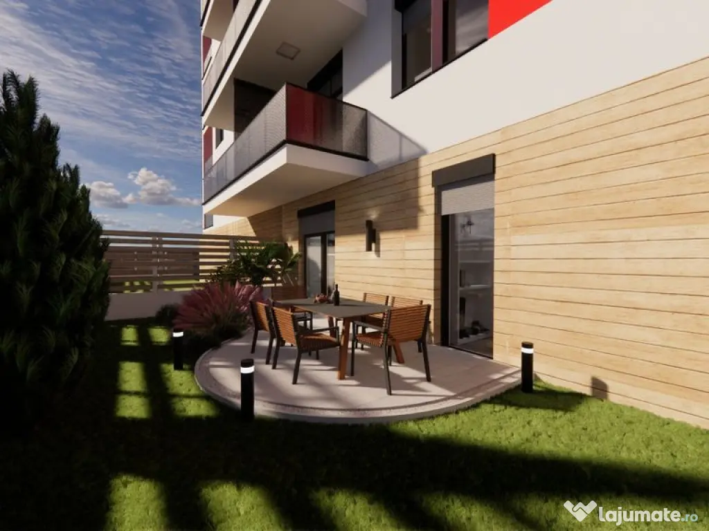 SINGURUL APARTAMENT CU GRADINA DIN NOUL BLOC R39, ARED RED 9 
