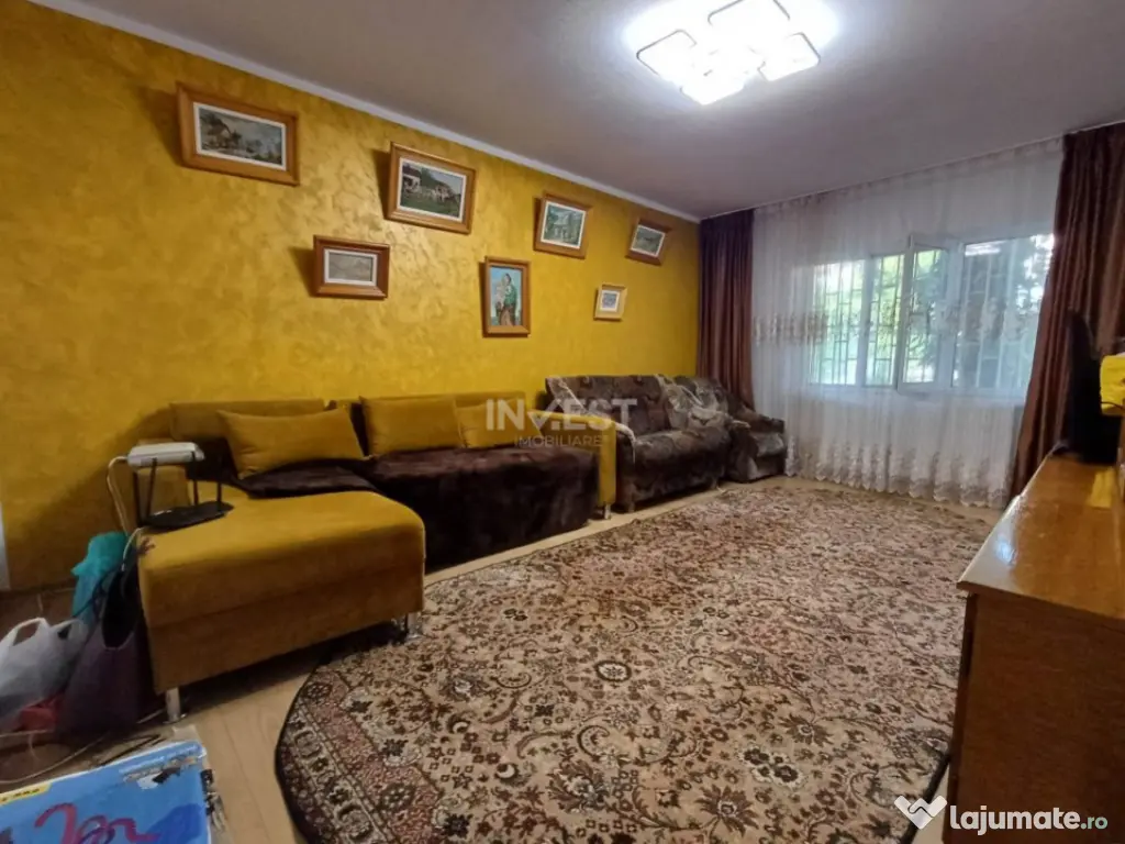 Apartament 3 camere decomandat, mobilat, centrală, beci + b 