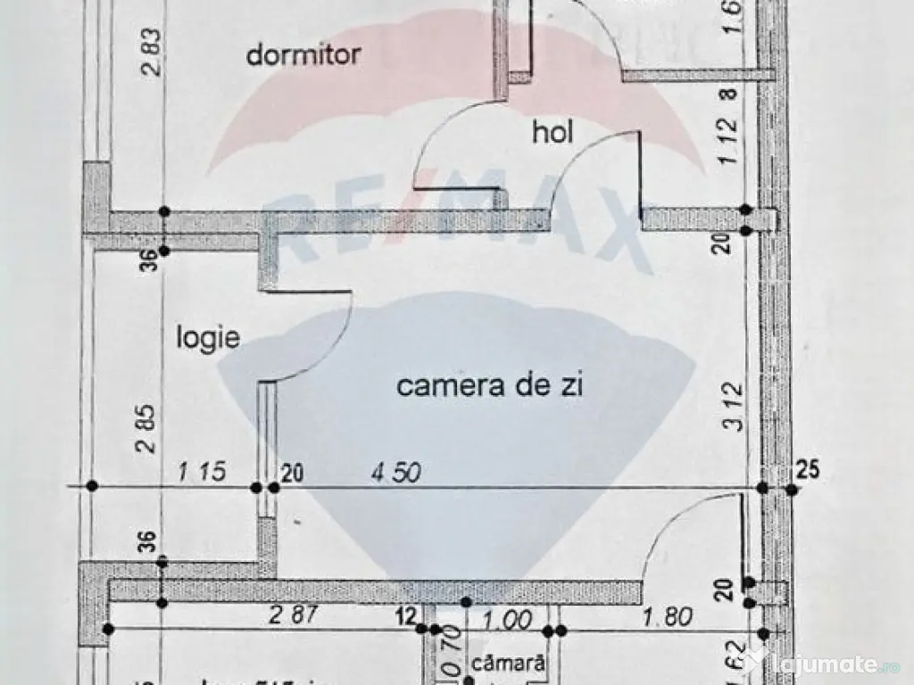 Apartament luminos, 2 camere, renovat, Parter – Breaza