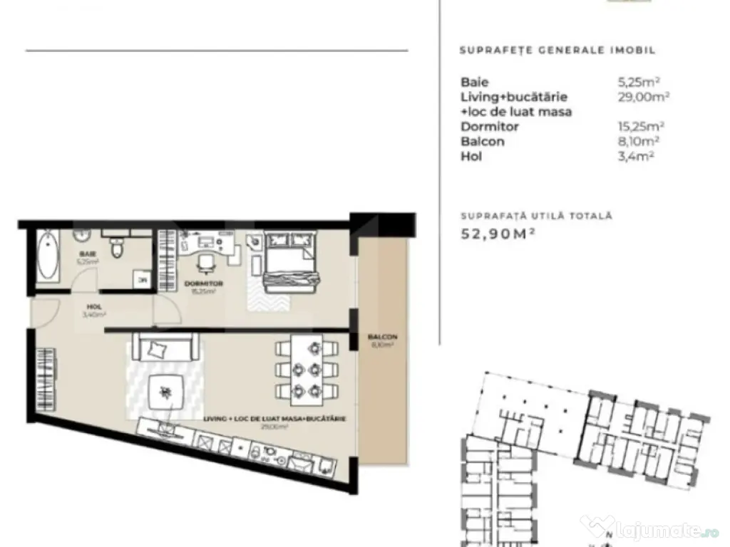 OPORTUNITATE ! Apartamente 2 camere, la cel mai mic pret din