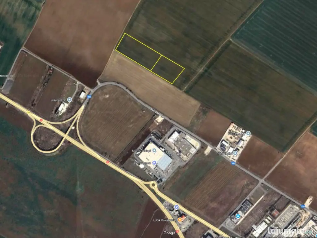 Metro Ploiesti - Paulesti, vanzare teren 39.144mp. 