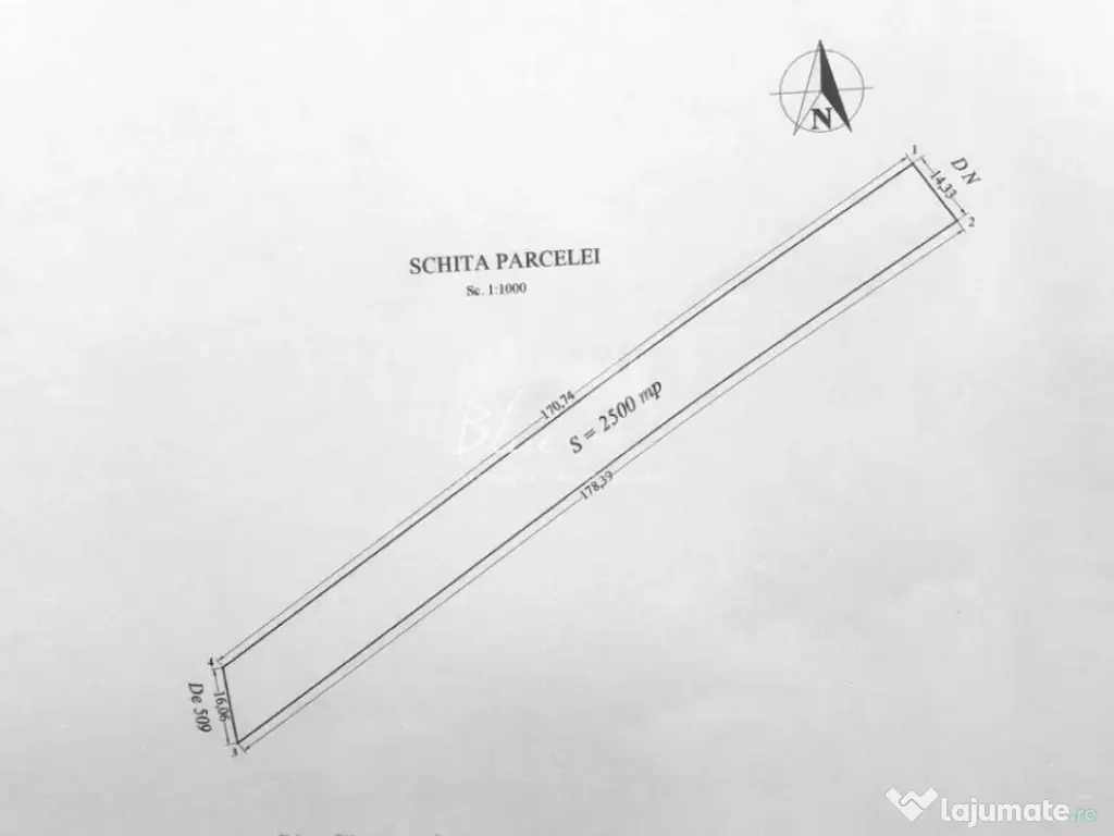 Teren intravilan 2.500 mp – Ovidiu, deschidere la DN2A 
