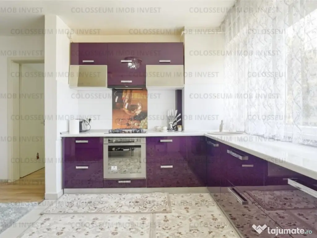 Apartament 3 camere | 2 băi | Mobilat utilat | zona Vlahuță 