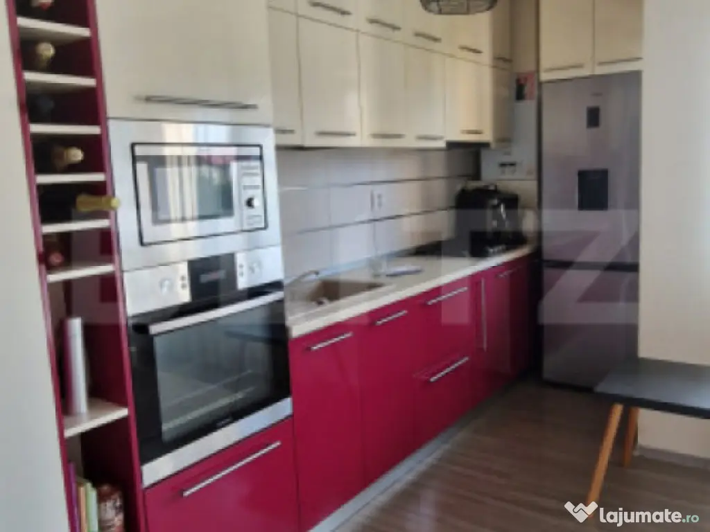 Apartament 3 camere – mobilat și utilat complet, etaj int