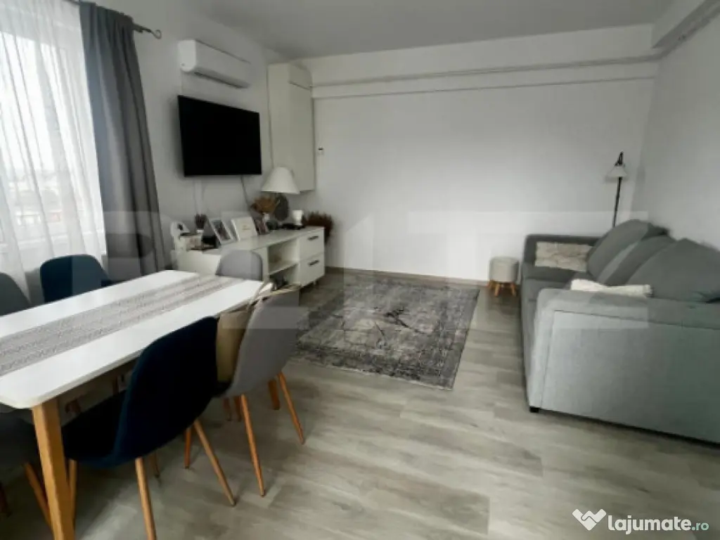 Apartament cu 2 camere, 52 mp cu terasa panoramica, parcare,