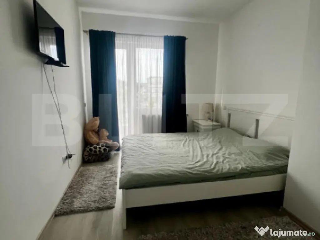 Apartament cu 2 camere, 52 mp cu terasa panoramica, parcare,