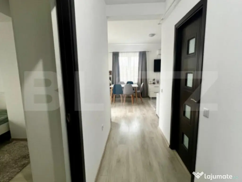 Apartament cu 2 camere, 52 mp cu terasa panoramica, parcare,