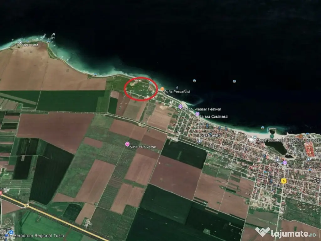 Teren de vanzare Costinesti zona Epava 