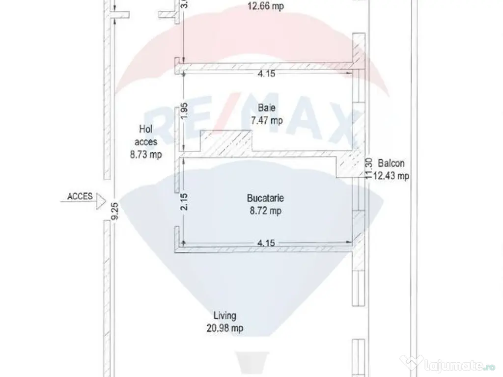Apartament 2 camere, 74 mp utili, Urbanna – Calea Iuliu... 