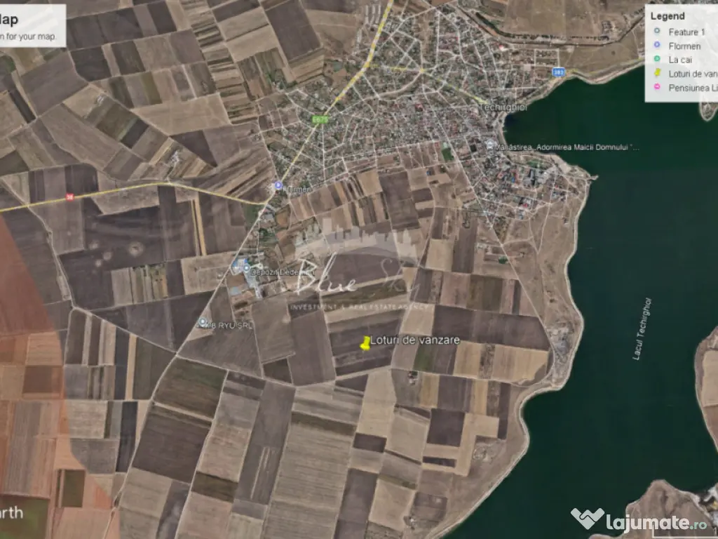 Loturi de teren 500 mp in Localitatea Techirghiol