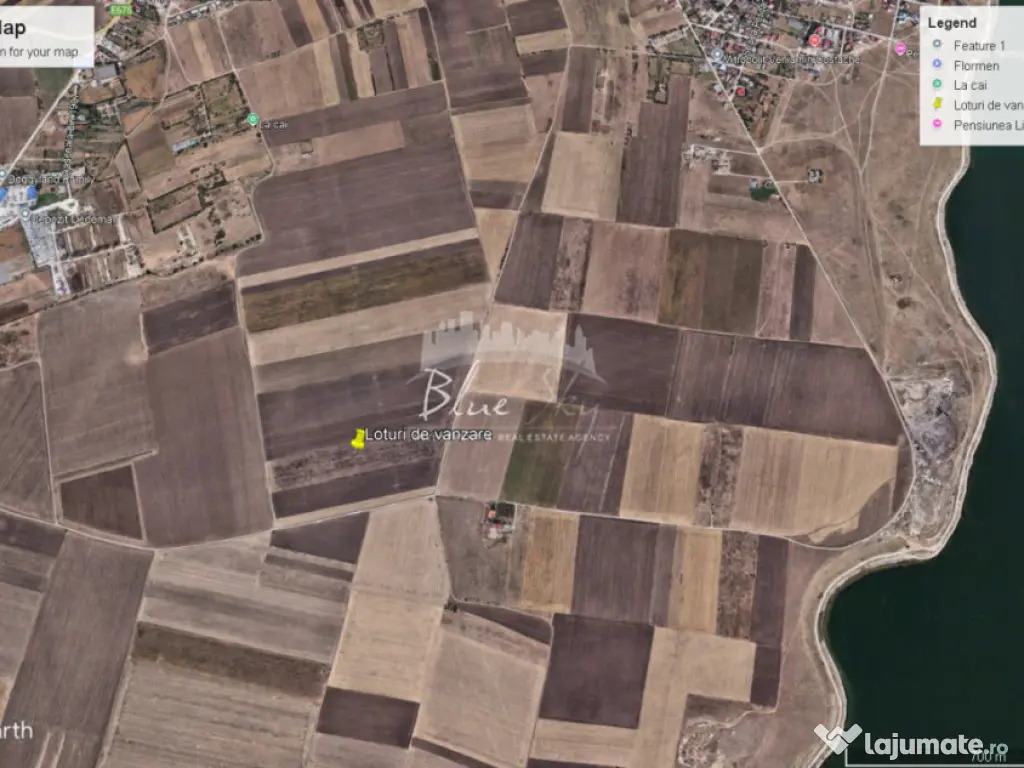 Loturi de teren 500 mp in Localitatea Techirghiol