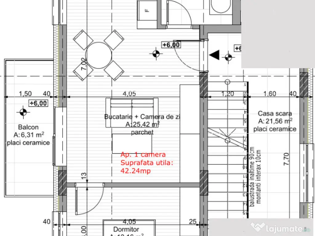 Apartament cu 2 camere, finisat, zona Cetatii