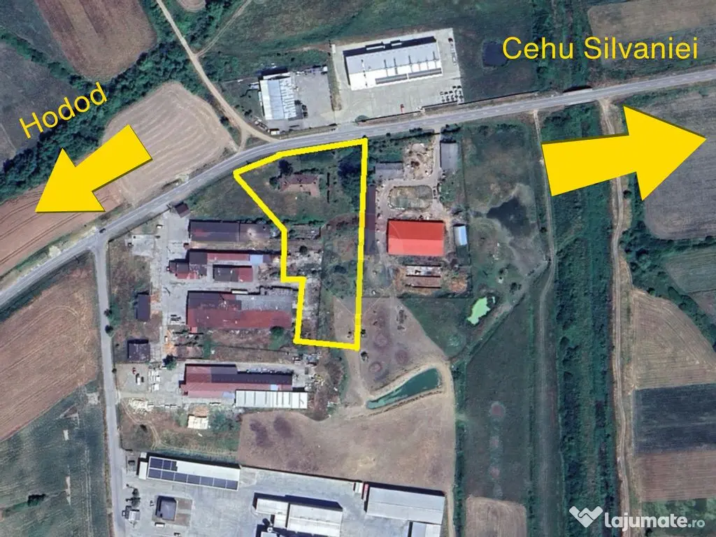 Teren industrial de Vanzare în Cehu Silvaniei 