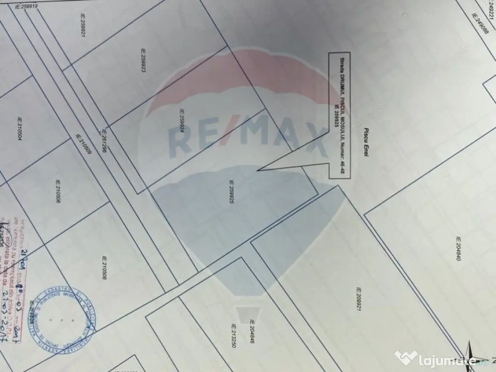 Teren 930 mp Sisesti/Drumul Piscul Mosului 