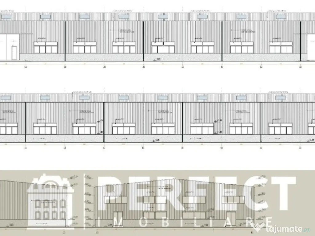 Hale industriale 2 x 1920mp DN1 de inchiriat la 3.9 euro/mp neg. 