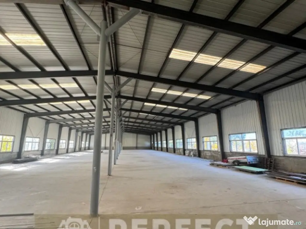 Hale industriale 2 x 1920mp DN1 de inchiriat la 3.9 euro/mp neg. 