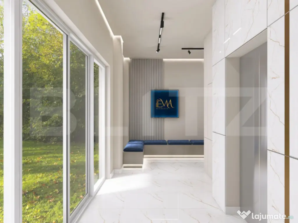 Apartament nou modern, 3 camere, centrala pe gaz si panouri