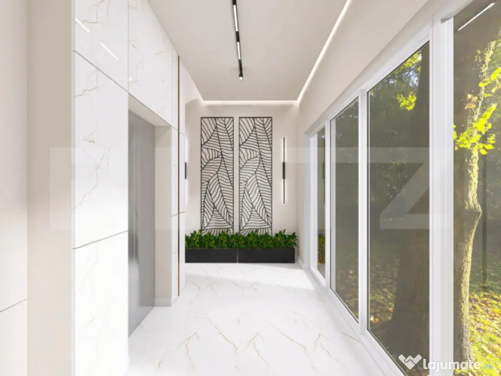 Apartament nou modern, 3 camere, centrala pe gaz si panouri