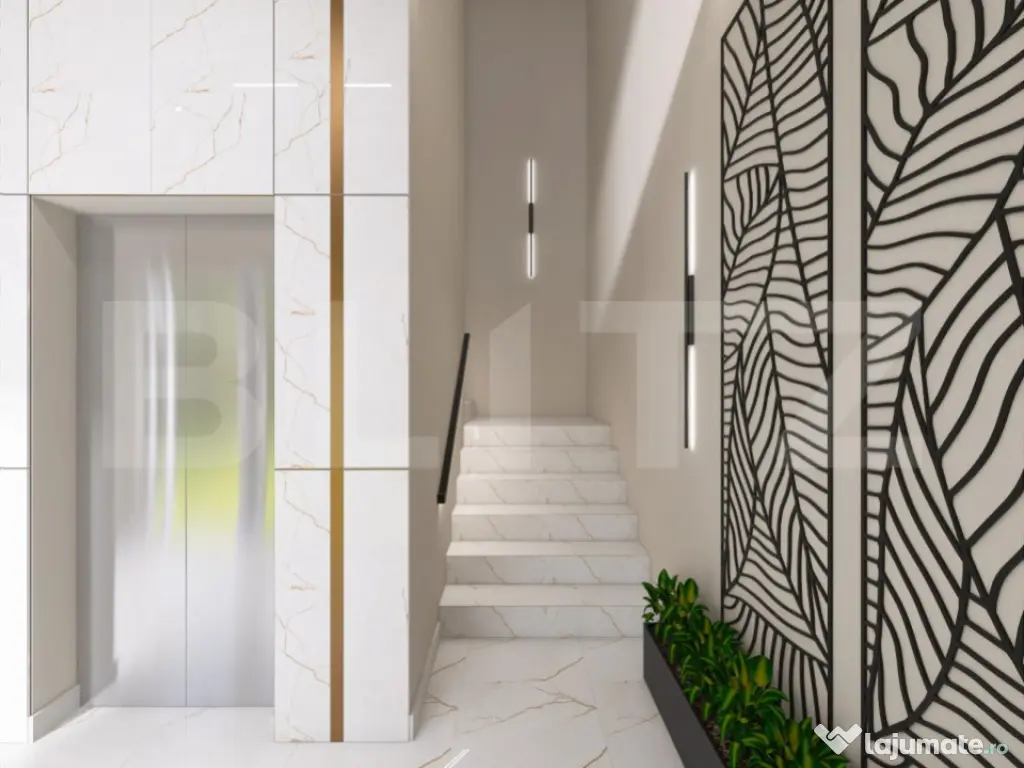 Apartament nou modern, 3 camere, centrala pe gaz si panouri