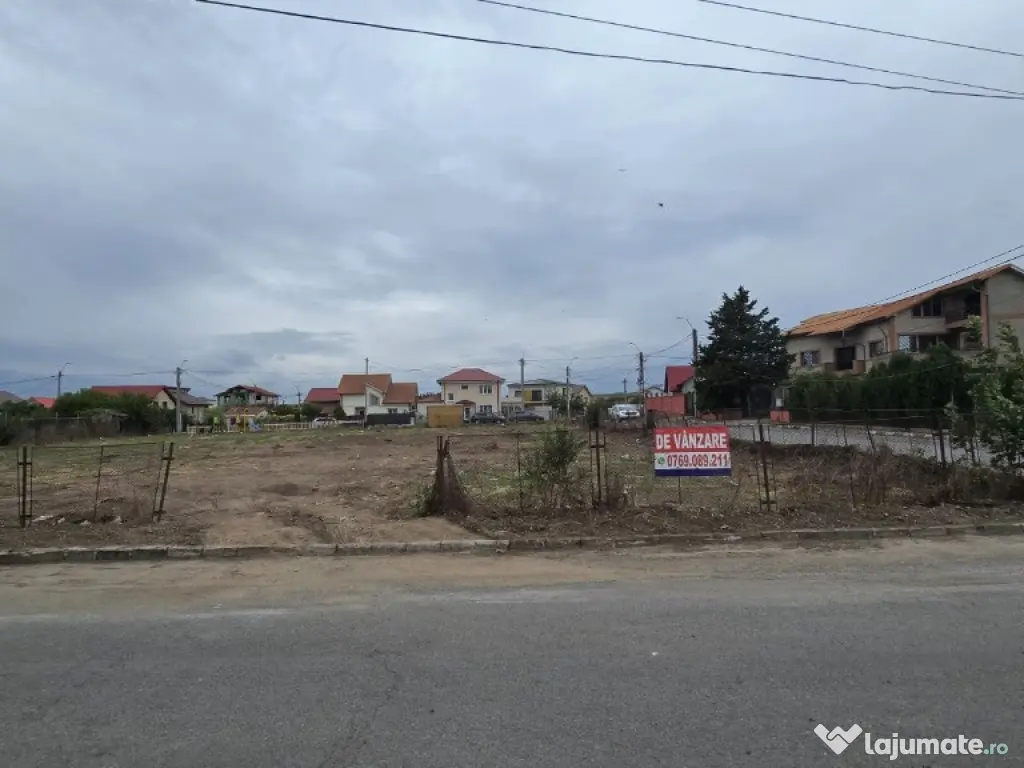Teren intravilan2289 mp front la 3 strazi ideal dezvoltare imobiliara