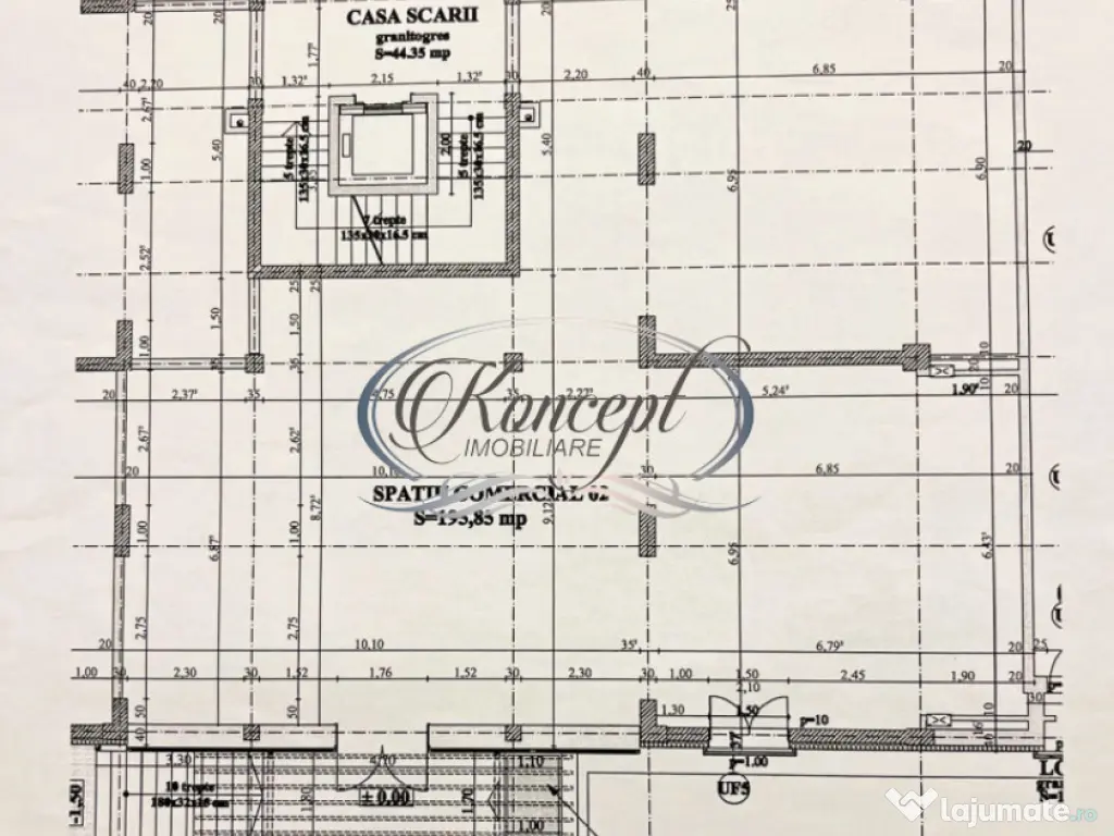 Spatiu comercial open-space in Marasti