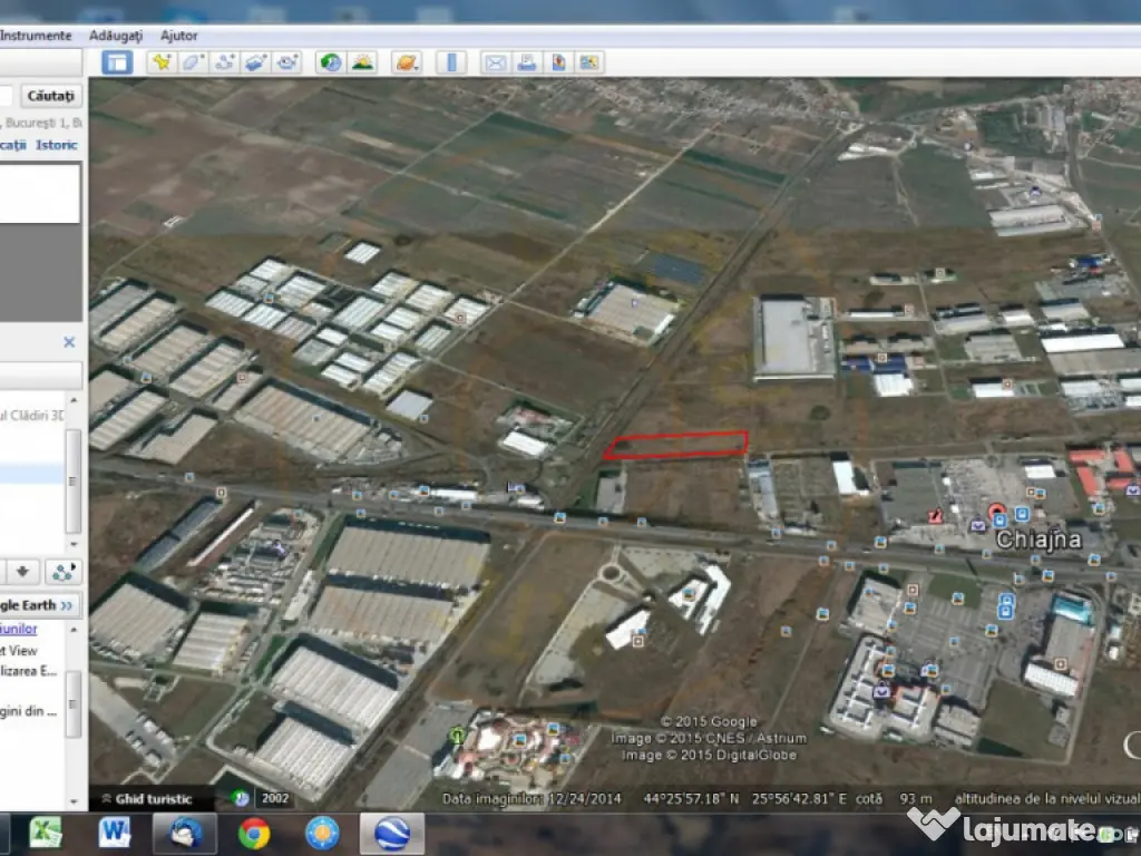 Teren industrial generos situat in zona industriala Chiajna, 