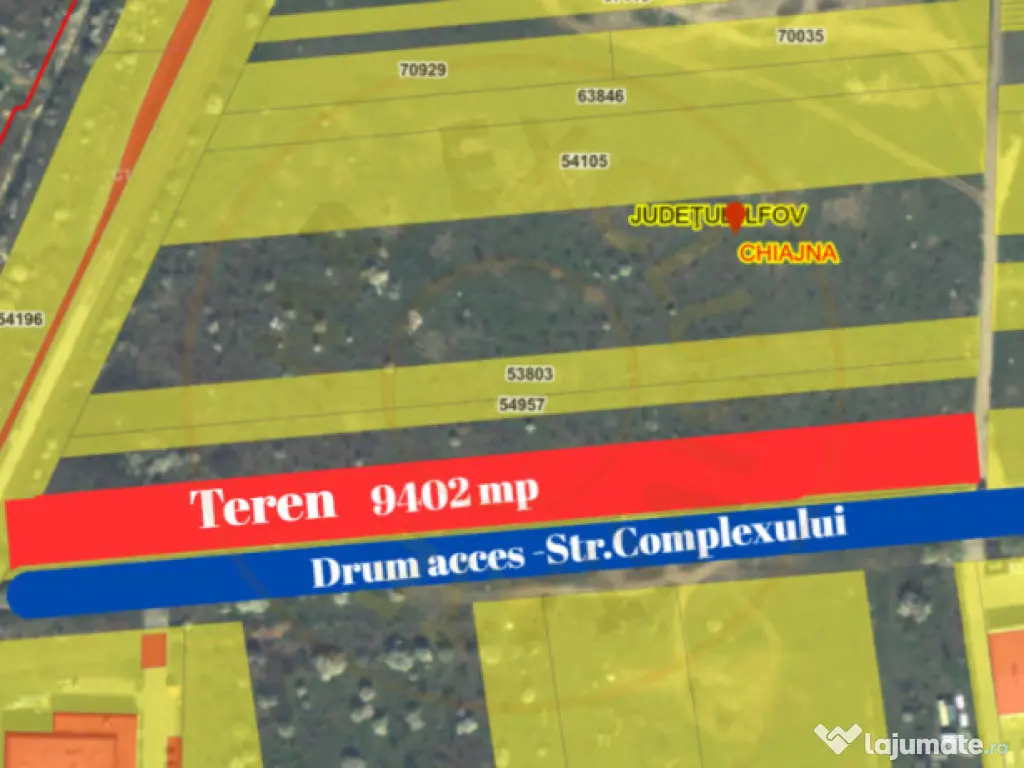 Teren industrial – zona logistica Chiajna, Carrefour Milit 