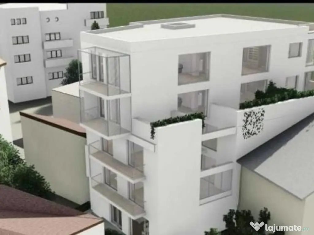 Dacia-Eminescu! teren cu autorizatie de construire!