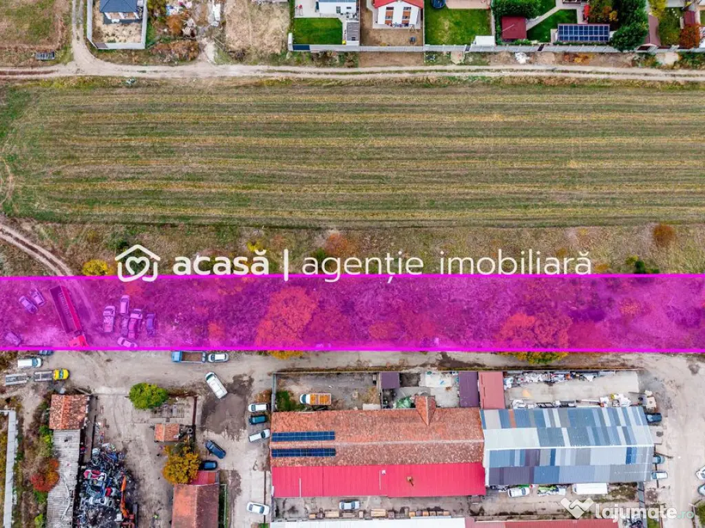 Teren de 2500 mp, cu posibilitate de parcelare în Bujac ... 