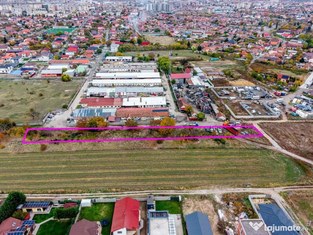 Teren de 2500 mp, cu posibilitate de parcelare în Bujac ... 