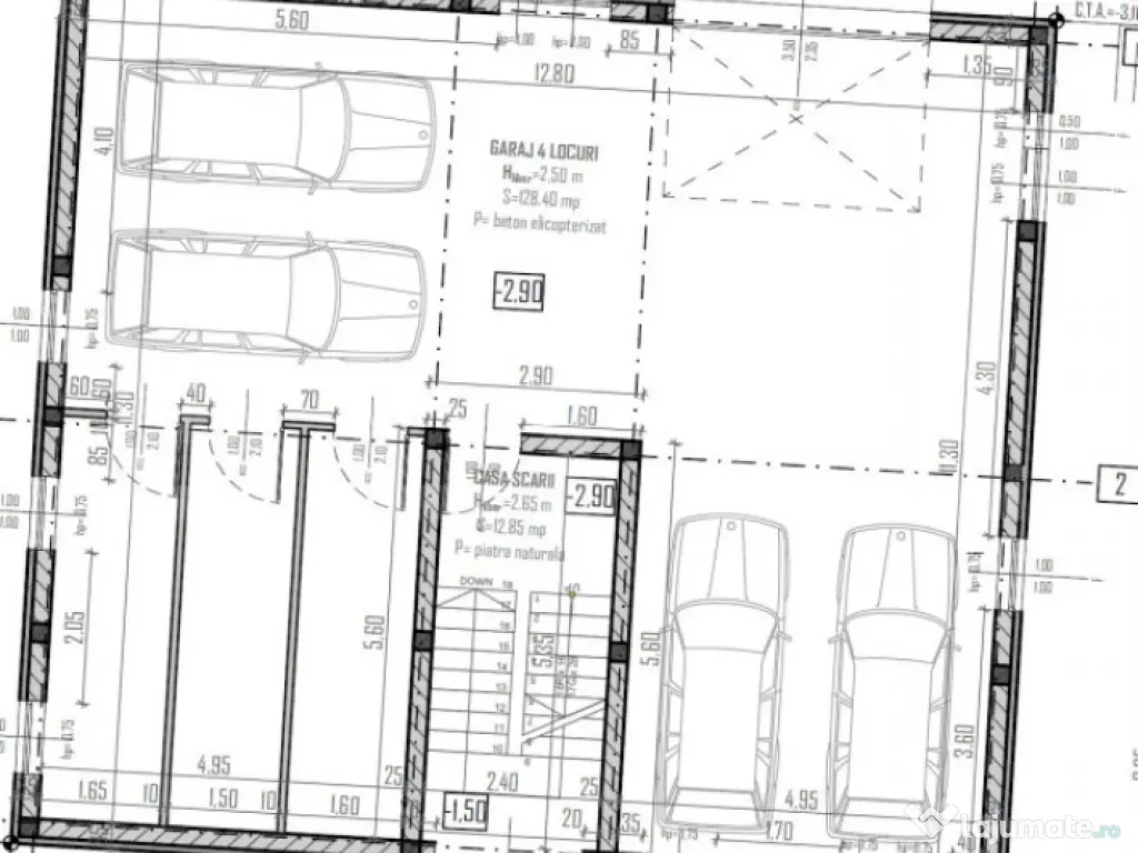 Apartament 4 camere, 123 mp, Terasa 21 mp, Dressing, Zona Ca