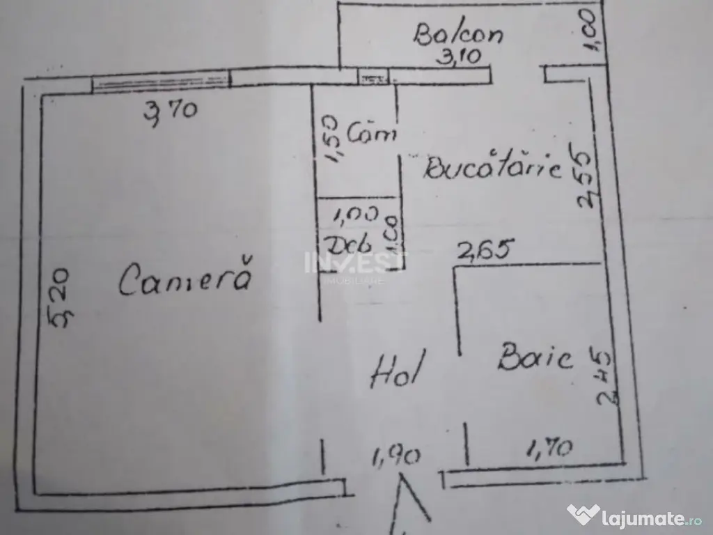 Apartament de vanzare 1 camera, zona Pacurari, Iasi