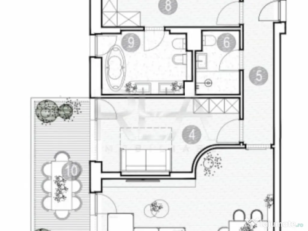 Apartament 4 camere , Green Lake, Grivita 